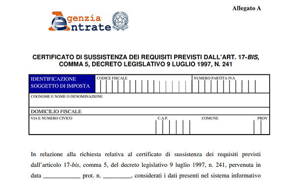 appalti certificato agenzia entrate cartelle esattoriali verifica indempimenti - trsconsulting