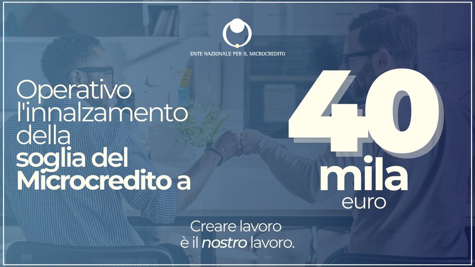 microcredito innalzamento 40000 euro - trsconsulting