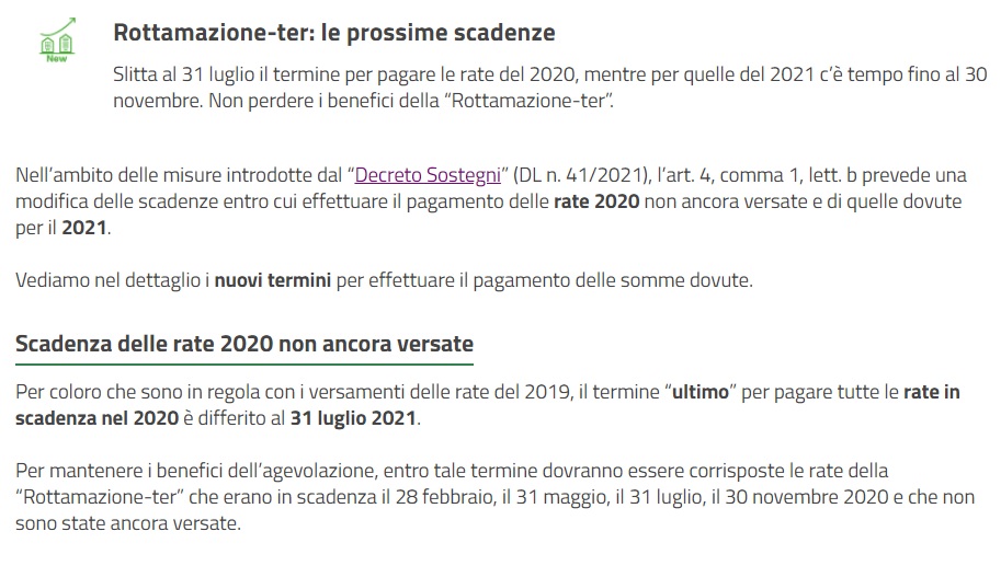 proroga rottamazione ter 2021 decreto sostegno - trsconsulting